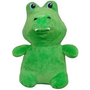 Green Alligator Crocodile Plush Big Blue Eyes Stuffed Animal Soft Toy